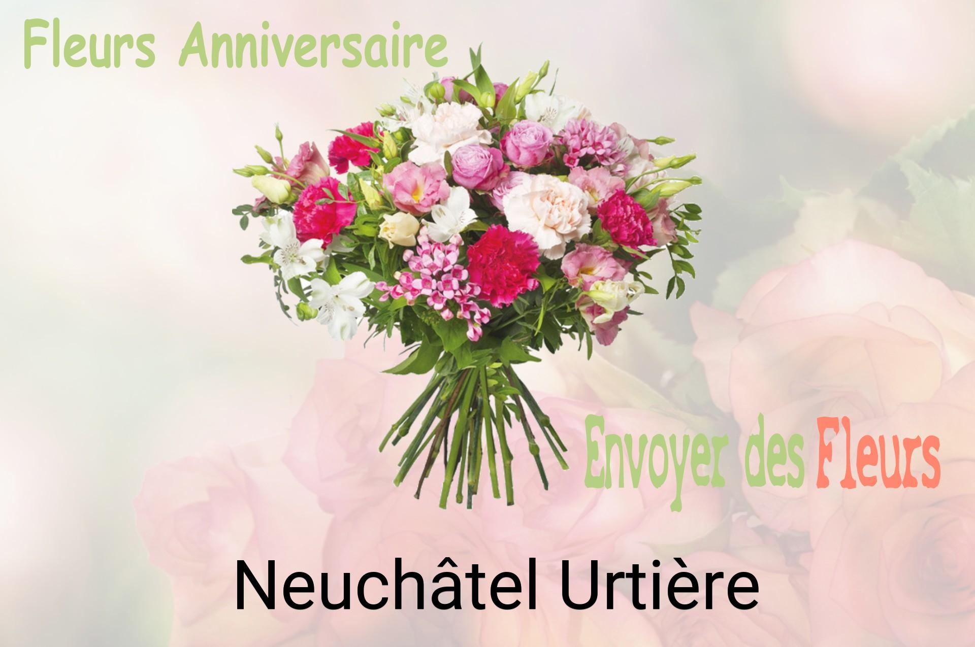 Bouquet de fleurs d’anniversaire livré à Neuchâtel-Urtière